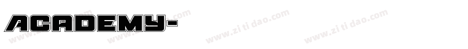 Academy字体转换
