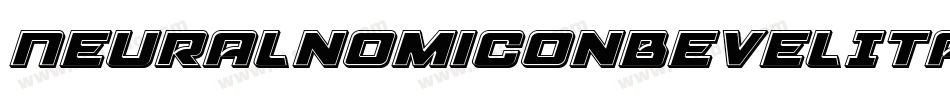 NeuralnomiconBevelItalic-RmM6字体转换 NeuralnomiconBevelItalic-RmM6字体转换