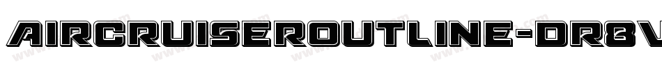 AircruiserOutline-dR8V字体转换