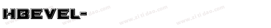 Hbevel字体转换