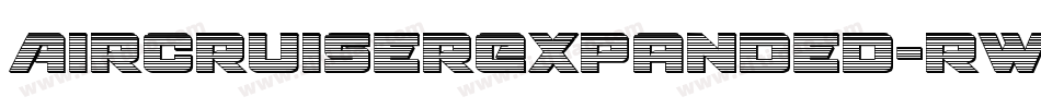 AircruiserExpanded-RWGA字体转换