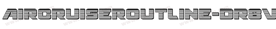 AircruiserOutline-dR8V字体转换