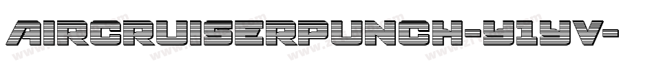 AircruiserPunch-Y1yv字体转换