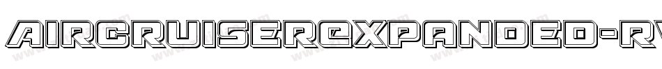AircruiserExpanded-RWGA字体转换