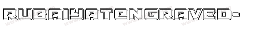 RubaiyatEngraved字体转换
