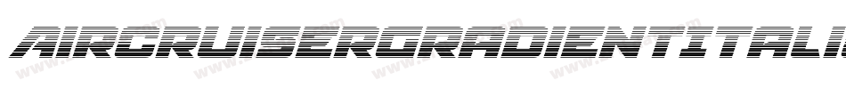 AircruiserGradientItalic-YpaO字体转换