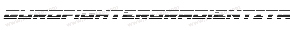 EurofighterGradientItalic-Va9x字体转换