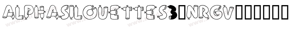 AlphaSilouettes3-nRGV字体转换