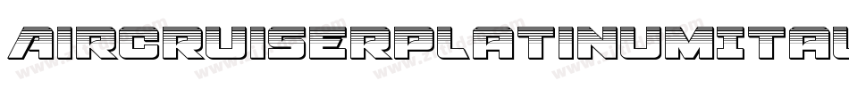 AircruiserPlatinumItalic-XxaP字体转换