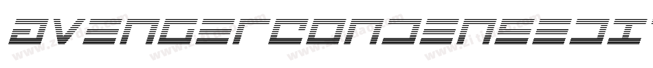 AvengerCondensedItalic-RmnM字体转换