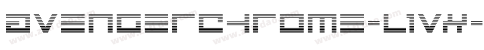 AvengerChrome-l1VX字体转换