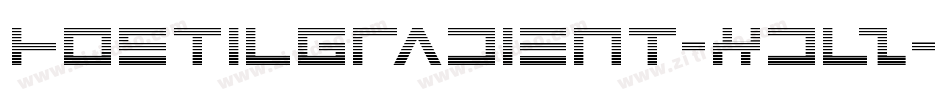HostilGradient-XdlZ字体转换