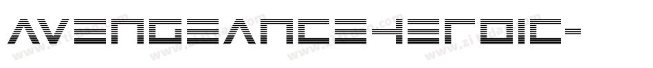 avengeanceheroic字体转换