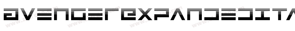 AvengerExpandedItalic-rM0O字体转换