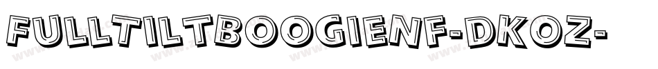 FullTiltBoogieNf-dKOZ字体转换