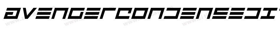 AvengerCondensedItalic-RmnM字体转换