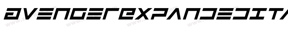 AvengerExpandedItalic-rM0O字体转换