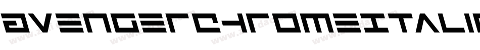 AvengerChromeItalic-nBDM字体转换