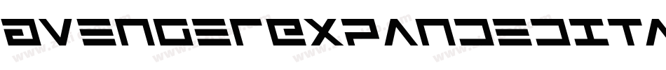 AvengerExpandedItalic-rM0O字体转换