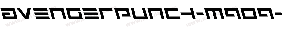 AvengerPunch-m9o9字体转换