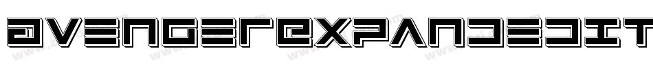AvengerExpandedItalic-rM0O字体转换