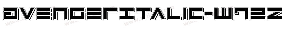 AvengerItalic-w72z字体转换