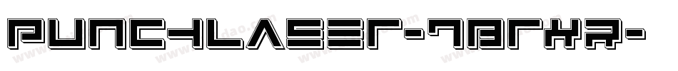 PunchLaser-7BrXR字体转换