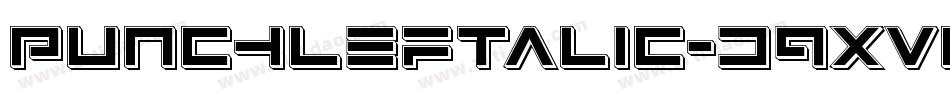 PunchLeftalic-d9xvE字体转换
