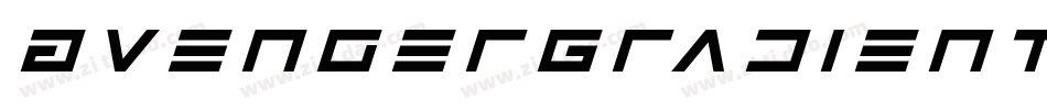 AvengerGradientItalic-Kr1o字体转换