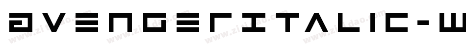 AvengerItalic-w72z字体转换