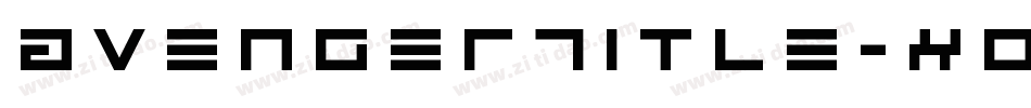 AvengerTitle-Xorg字体转换