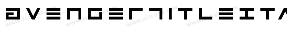AvengerTitleItalic-gVDq字体转换