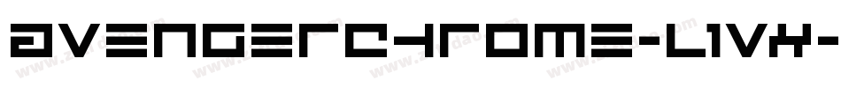 AvengerChrome-l1VX字体转换