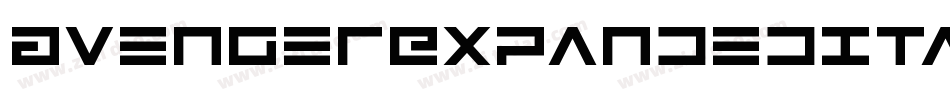 AvengerExpandedItalic-rM0O字体转换