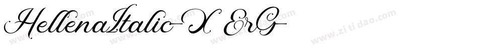 HellenaItalic-X3ErG字体转换