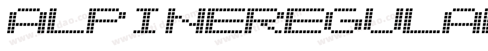 AlpineRegular-K7qD字体转换