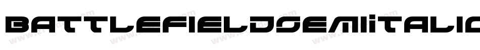 BattlefieldSemiItalic-nPX4字体转换
