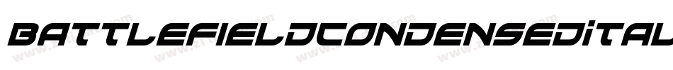 BattlefieldCondensedItalic-qgx0字体转换