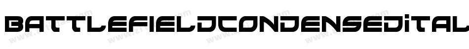 BattlefieldCondensedItalic-qgx0字体转换