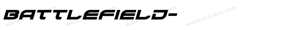Battlefield字体转换