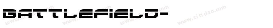 Battlefield字体转换