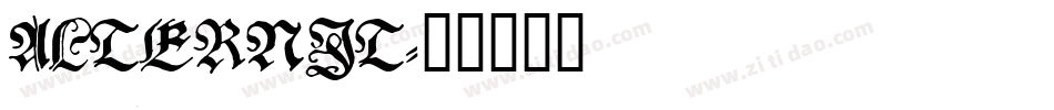ALTERNIT字体转换