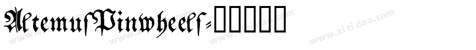 AltemusPinwheels字体转换