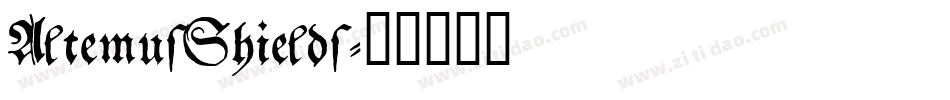 AltemusShields字体转换
