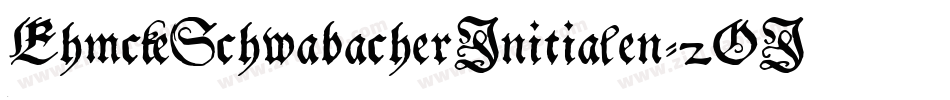 EhmckeSchwabacherInitialen-2OJ3字体转换
