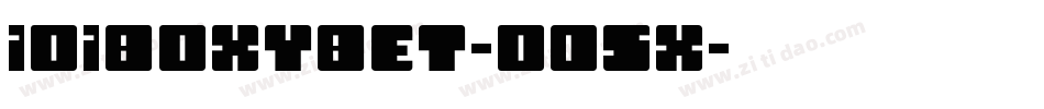 101BoxyBet-0d5X字体转换
