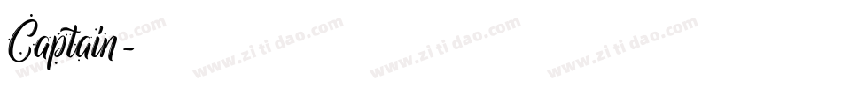 Captain字体转换