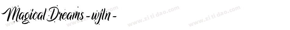 MagicalDreams-wjln字体转换