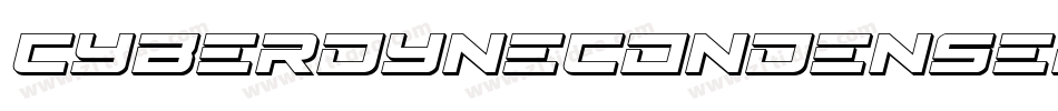 CyberdyneCondensedItalic-lyWd字体转换