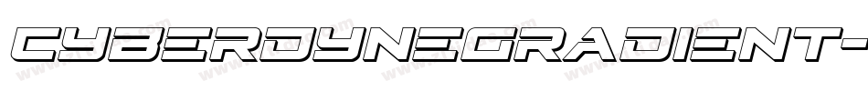 CyberdyneGradient-nzyg字体转换
